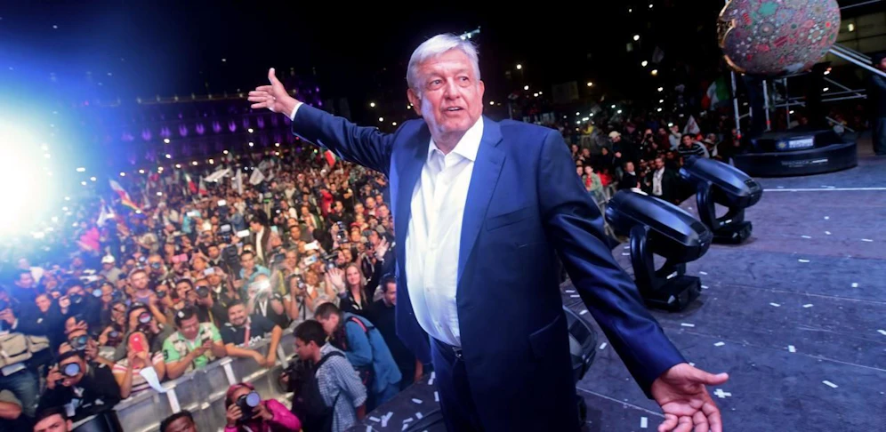 Lopez Obrador jubelt.
