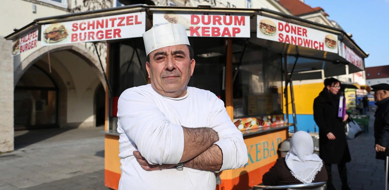 &quot;Es ist einfach kein Geschäft mehr zu machen&quot;: Ali Turgut gibt seinen Kebap-Stand auf.