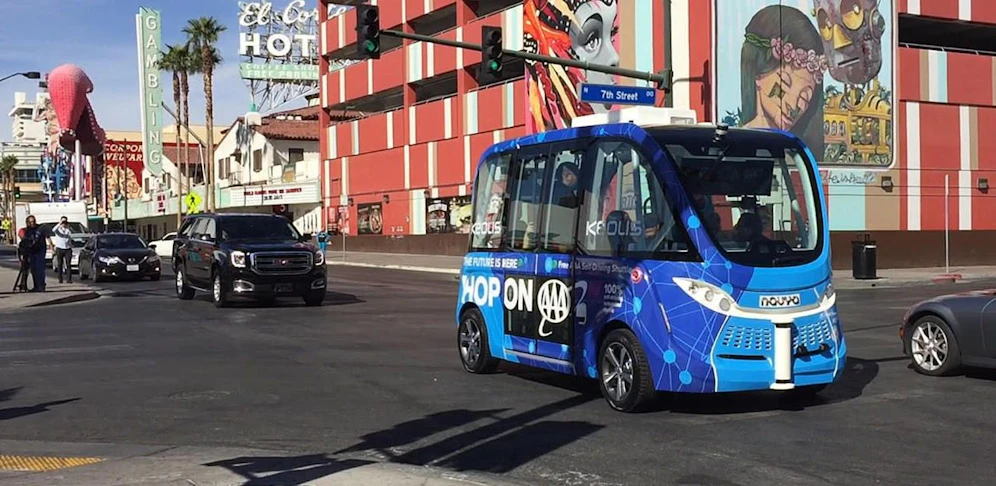Der fahrerlose Shuttlebus baute in Las Vegas nur zwei Stunden nach Inbetriebnahme einen Unfall.