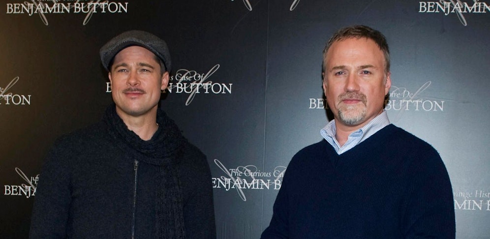 Brad Pitt (li.) bei einem Photo Call für den Film "Der seltsame Fall des Benjamin Button" am 22. Jänner 2009 in Paris. 