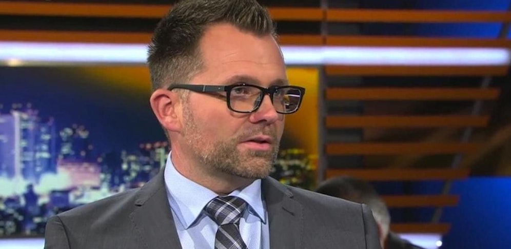 Der 41-jährige Polizist der Kripo Erding kam bei den Zusehern gut an!