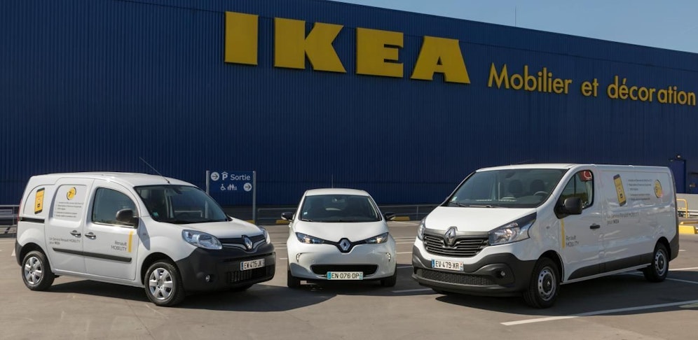 Die Autos können auch frei gemietet werden.