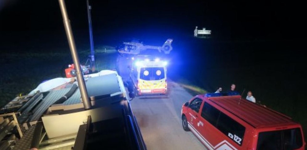 Ein Großaufgebot an Rettungskräften war vor Ort.