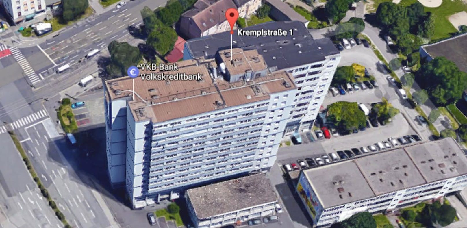 Die Stadt Linz verkauft Anteile von Wohnungen im Krempl-Hochhaus.