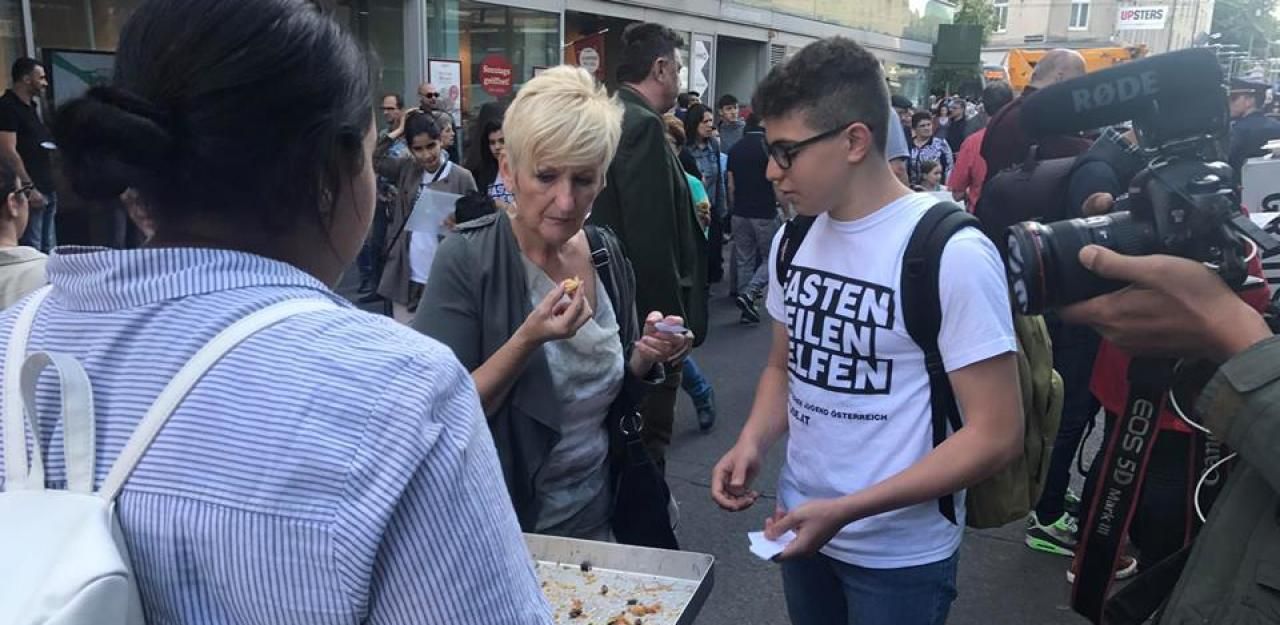 Österreich Muslimische Jugend feiert RamadanStart in Wien Heute.at