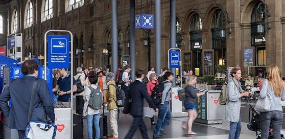 Spanner am Züricher Hauptbahnhof gefasst.