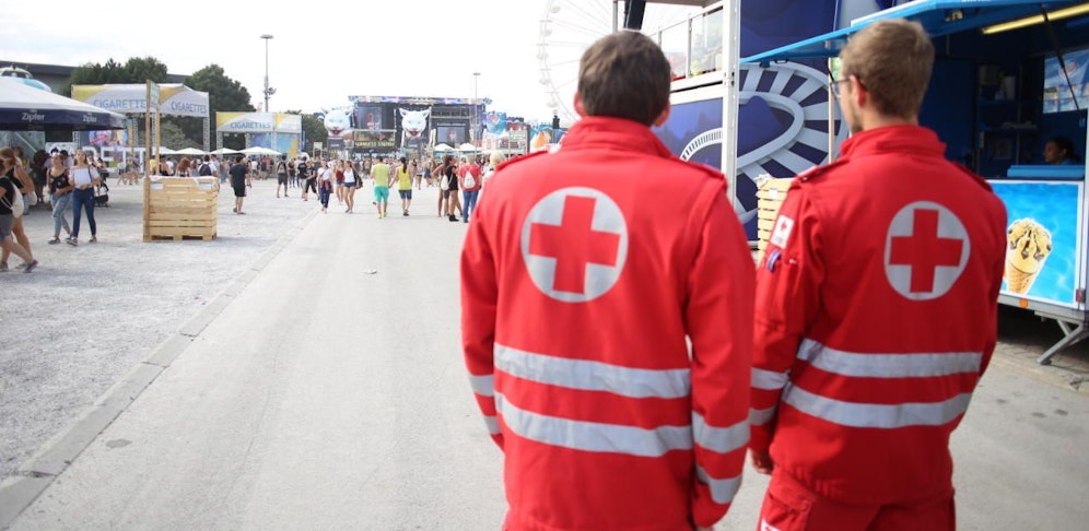 Das Rote Kreuz am Frequency Festival 2017.