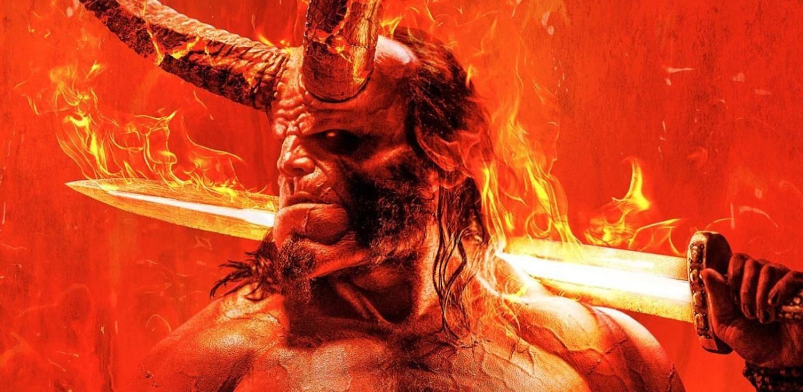 Episch-höllisches Poster für Comicdämon "Hellboy"