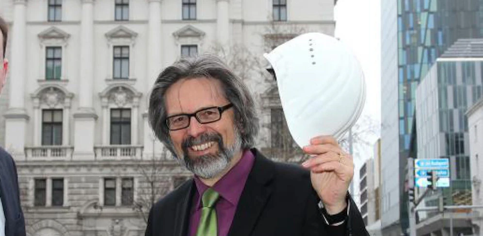 Der Angewandte-Rektor Gerald Bast (hier beim Umbau seiner Universität abgelichtet) zeigte die FPÖ an, die revanchierten sich jetzt mit einer Gegenanzeige.