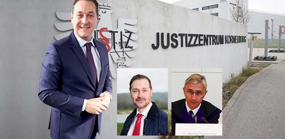 Richter Hohenecker (re.) entschied: C. Baugärtler (Mi.) hat HC Strache nicht öffentlich beleidigt