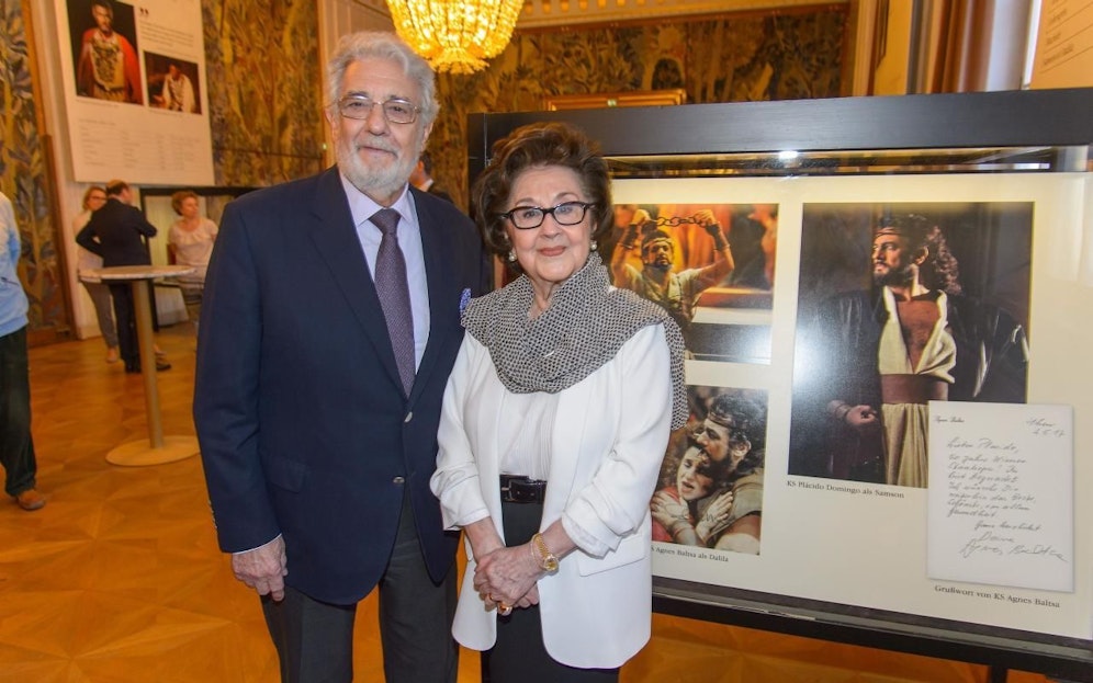 Placido Domingo mit Ehefrau Marta