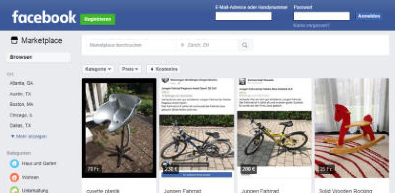 Heute.at - Facebook-Flohmarkt startet in Österreich