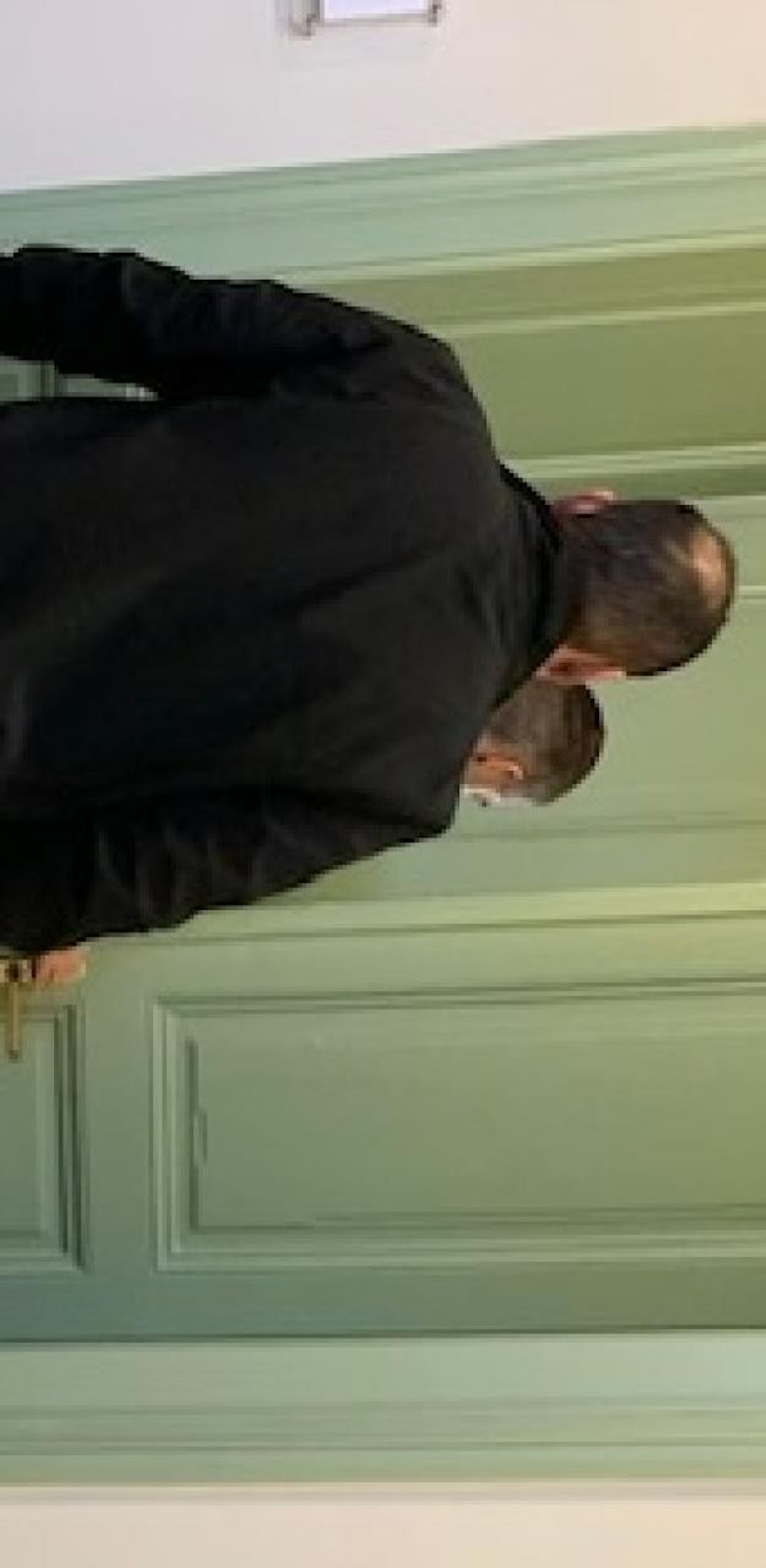 Der 37-Jährige auf dem Weg zu seinem Prozess.