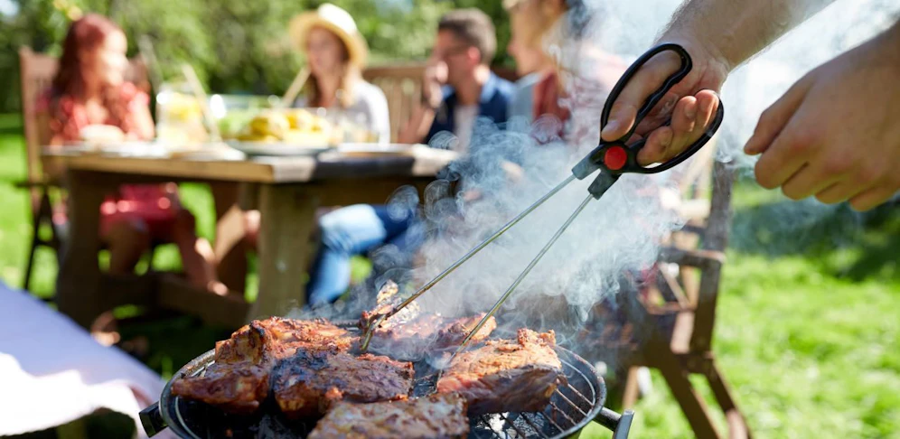 Aufpassen beim Grillen!