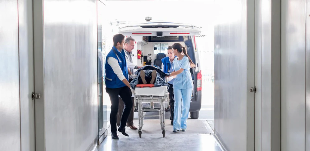 Der Bub wurde in ein Spital gebracht