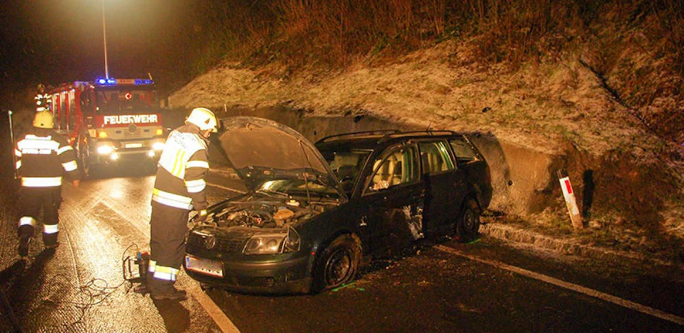 Eine 23 Jahre alte Frau aus dem Bezirk Spittal an der Drau verunglückte mit ihrem Wagen.