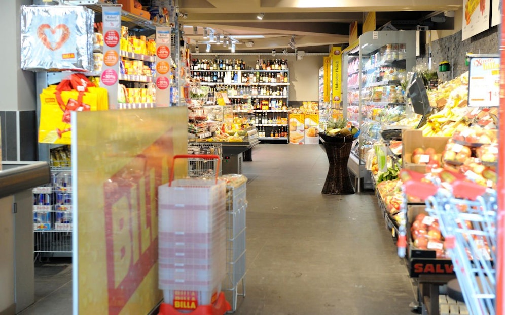 Die Zeit von 8 bis 9 ist ab sofort in den Billa-Filialen für Corona-Risikogruppen reserviert.