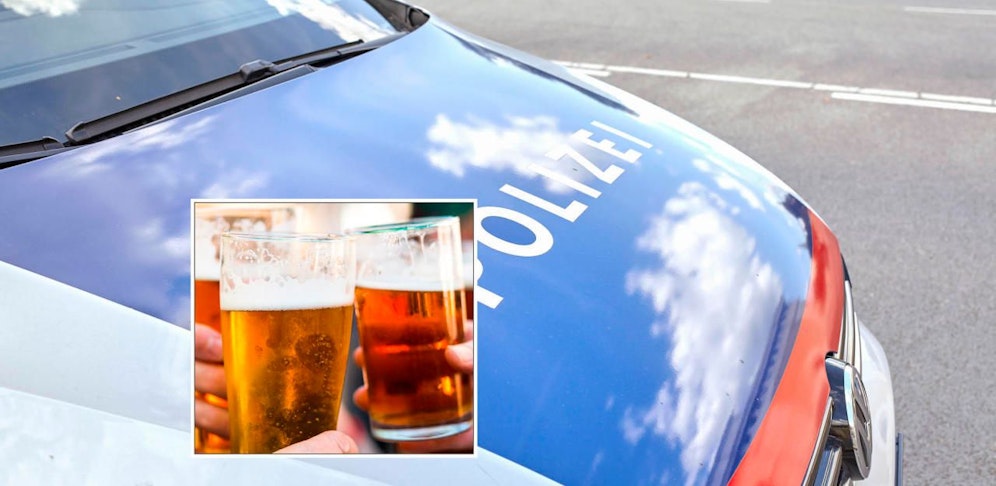 Der 22-Jährige wollte mit fast 1,8 Promille Alkohol im Blut mit dem Auto eines Freunds Biernachschub holen.