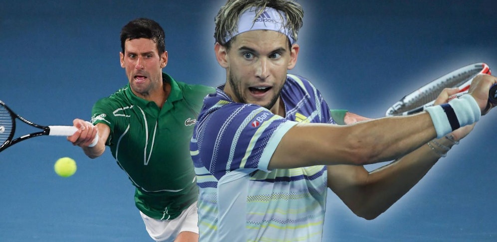 Dominic Thiem gegen Novak Djokovic - der Kampf um den Australian-Open-Titel.