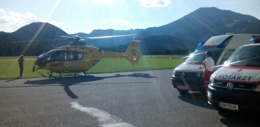 Per C15 musste der Mann ins Spital.