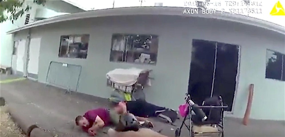 Tödliches Ende: Der Polizist hat Opfer und Täter erschossen. 