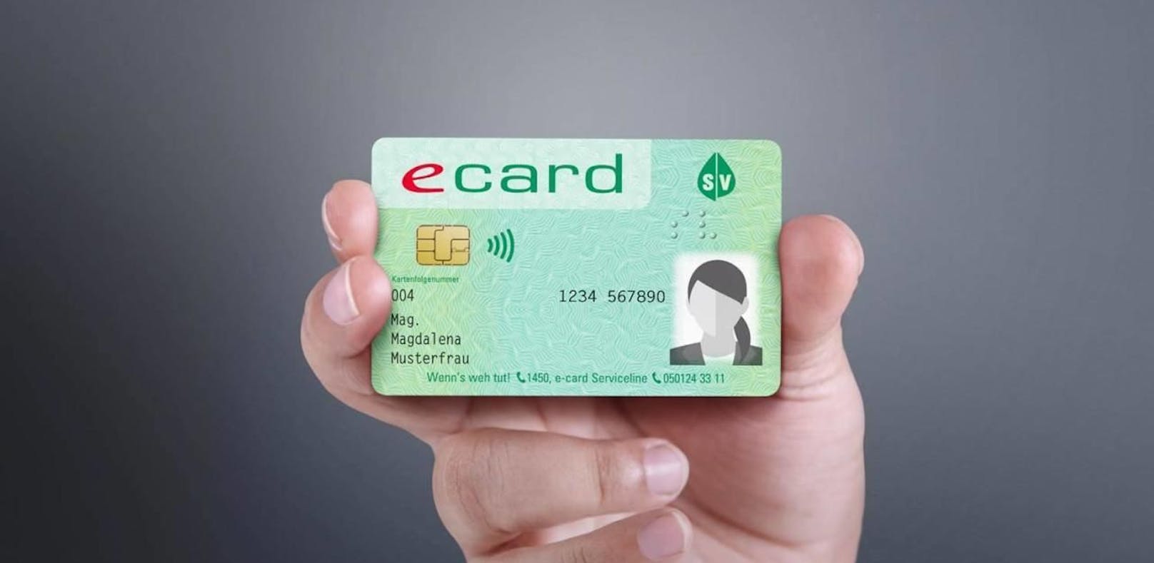 Ab 2020 kommt die neue e-card mit Foto