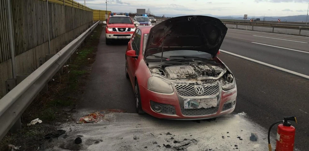 Das Auto konnte rasch gelöscht werden.