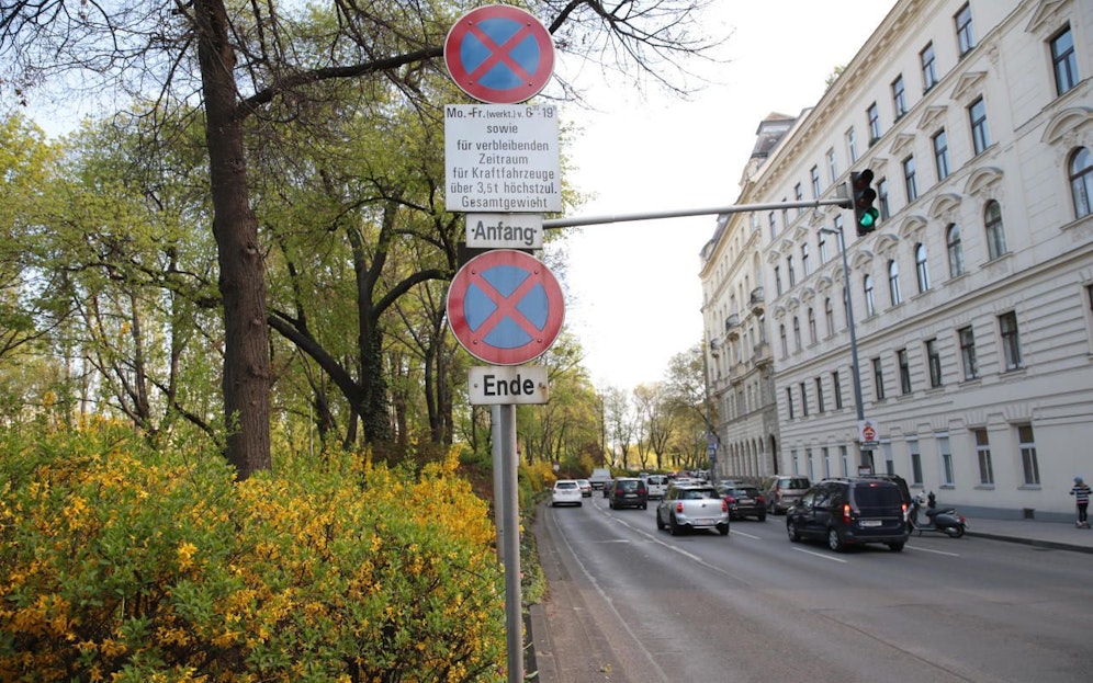 Roßauer Lände: Die linke Spur könnte für den Autoverkehr wegfallen.