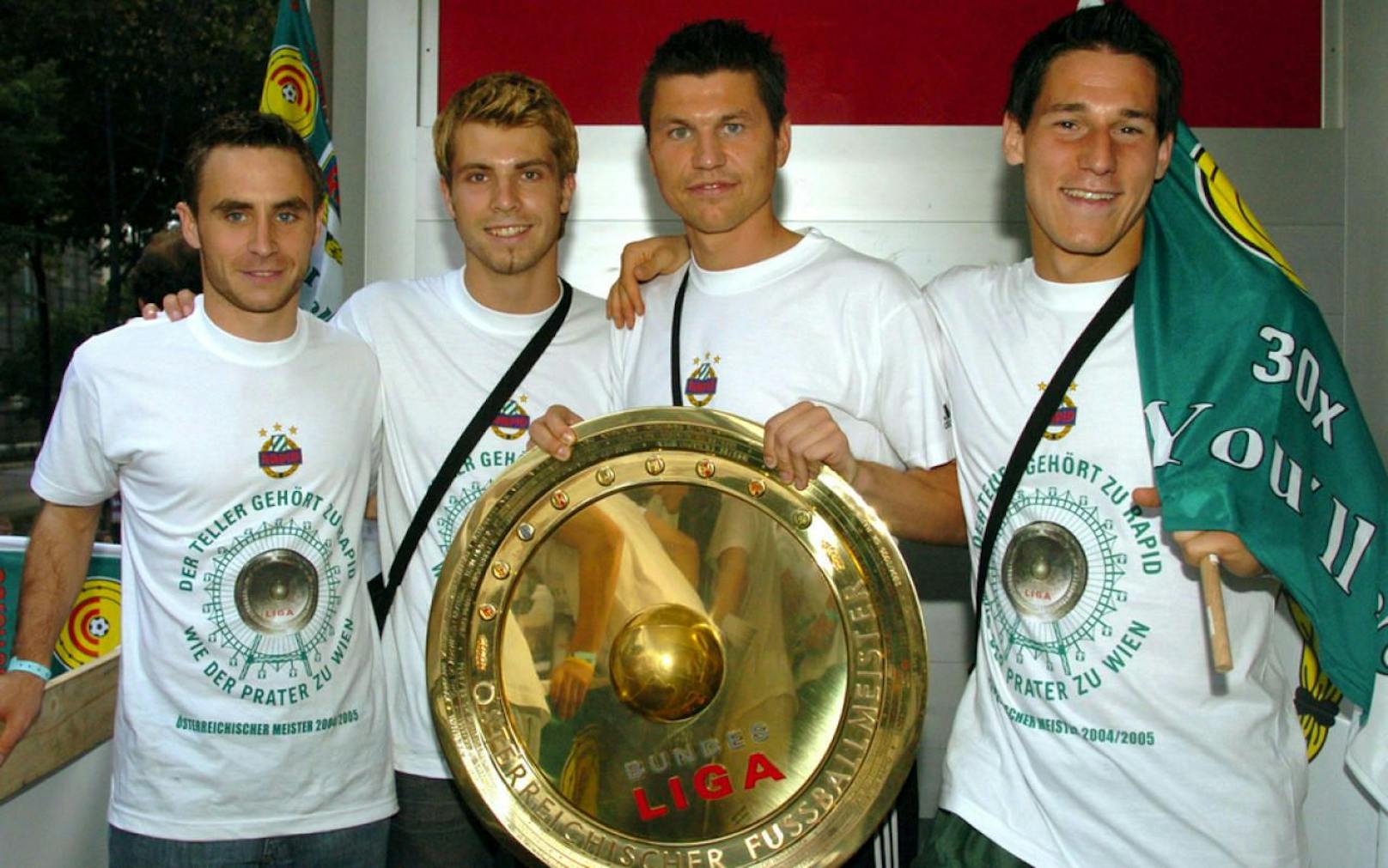 Ivanschitz holte mit Rapid in der Saison 2004/05 den Meistertitel.