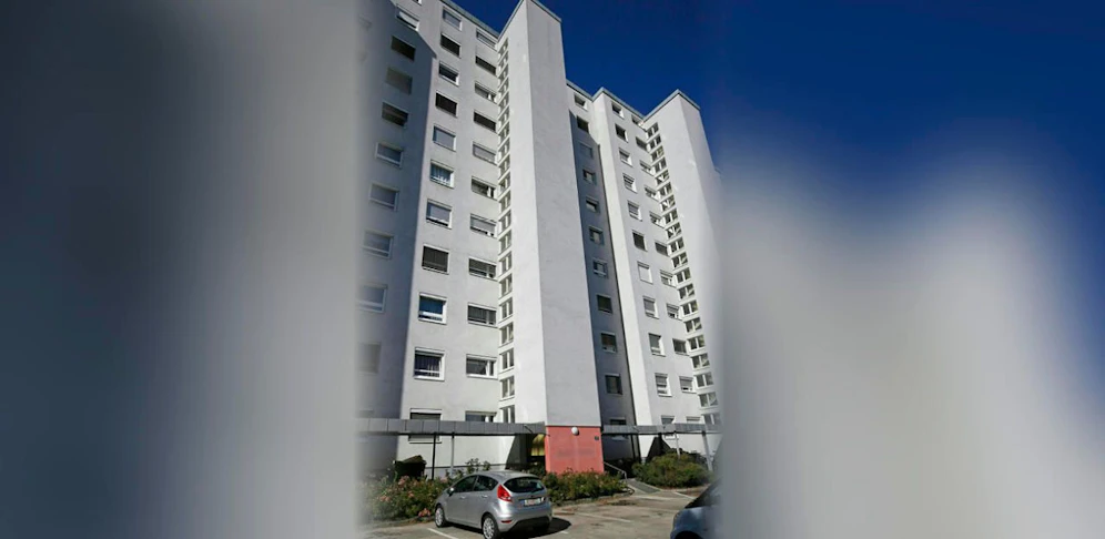 Aus dem vierten Stock dieses Gebäude stürzte der kleine Mustafa in die Tiefe.