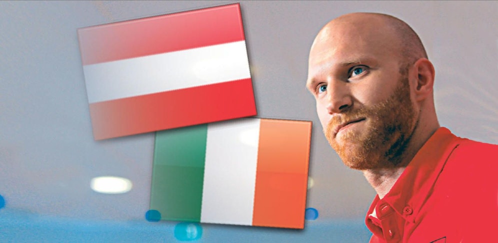 Torhüter Robert Almer ist gegen Irland aufgrund einer Knieverletzung zum Zusehen verdammt. 