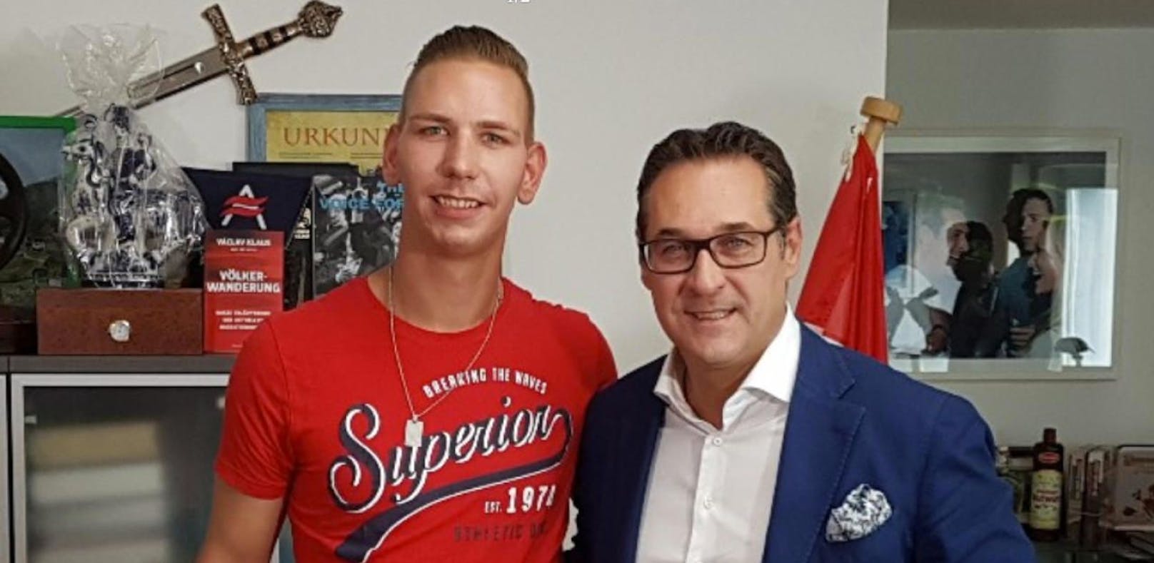 Entlassener Wut-Vater traf FPÖ-Chef Strache