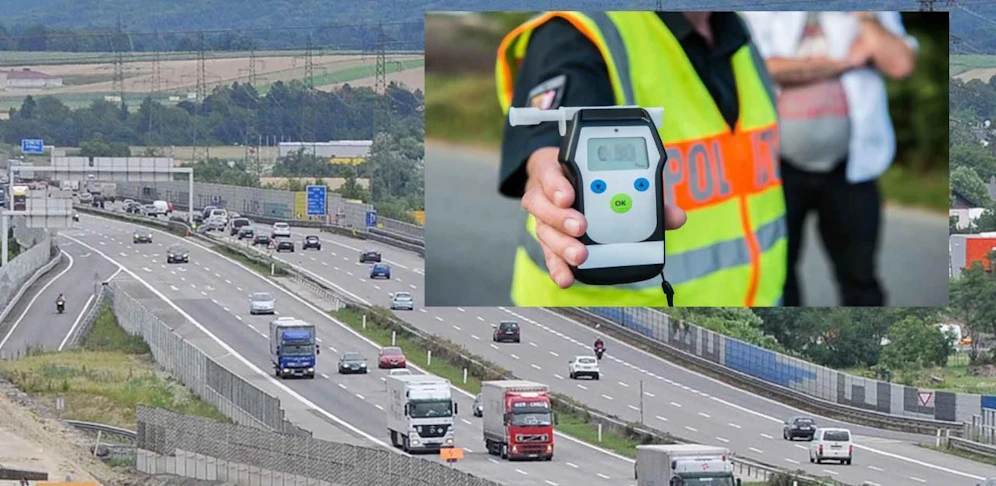 Der Lkw-Lenker war mit knapp 1,9 Promille in Schlangenlinien unterwegs.