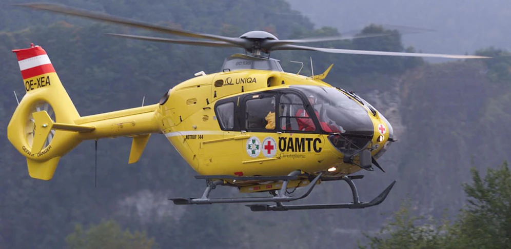 Das Kleinkind wurde mit dem Hubschrauber ins Spital gebracht.