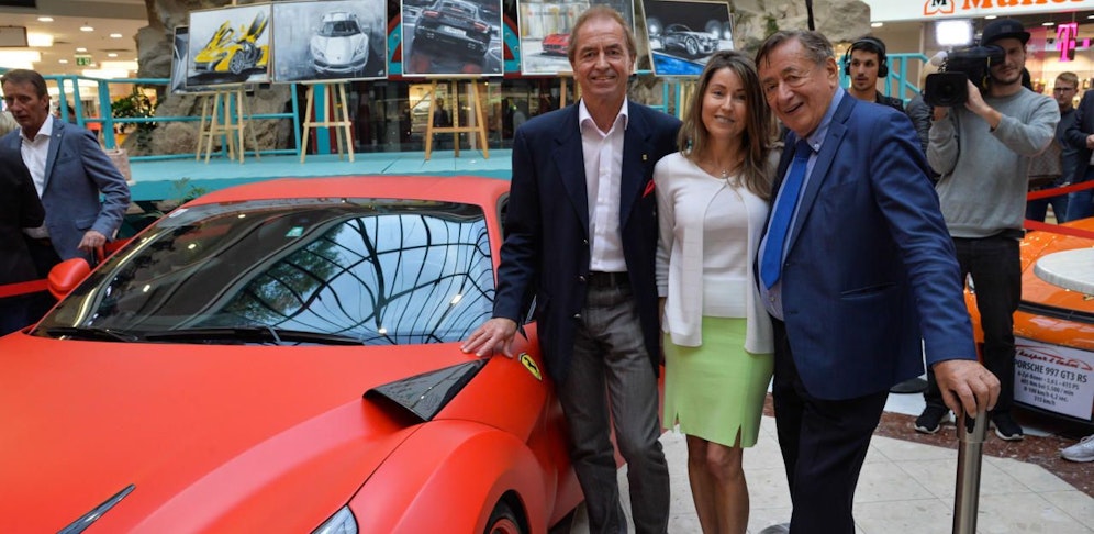 Heribert Kasper, Lugnerfreundin Andrea vom Badesee und Richard Lugner