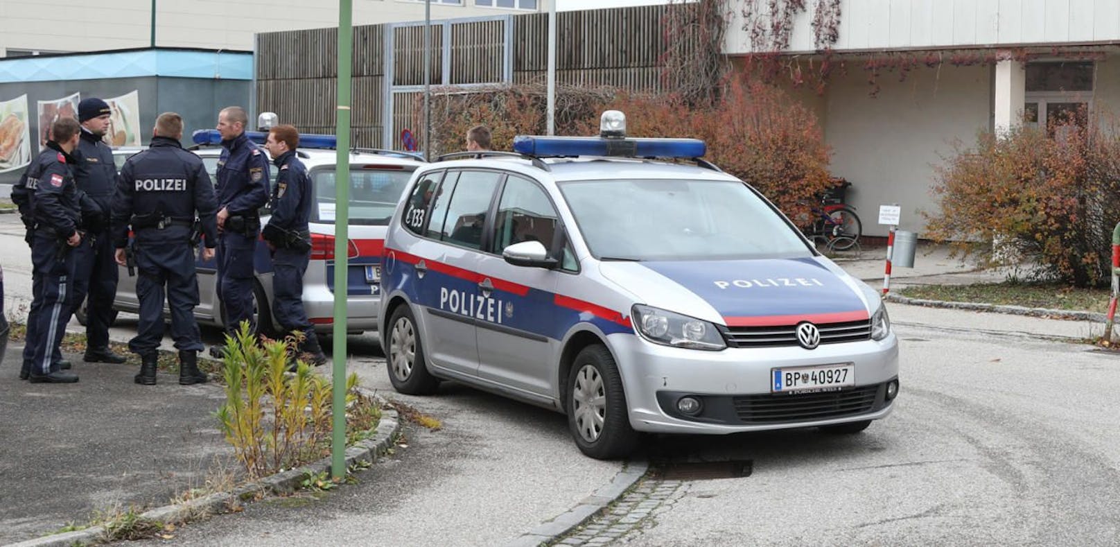 Polizeieinsatz in Klagenfurt.