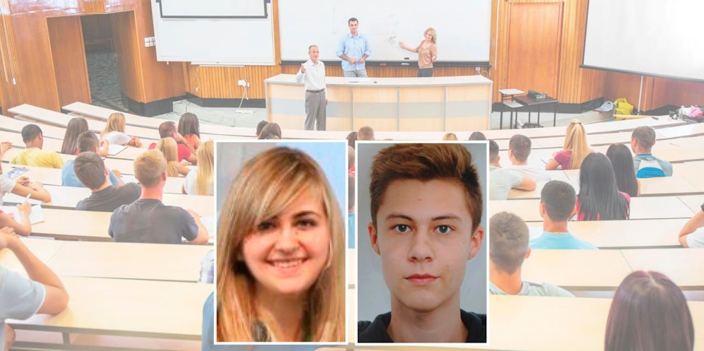 Echt smart! Constanze (16) und Patrik (16) studieren neben der Schule.