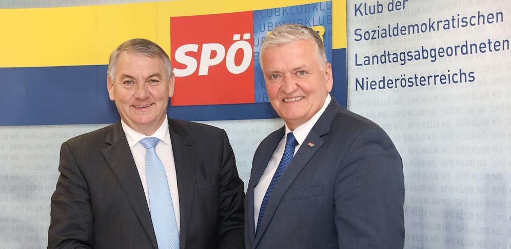 Reinhard Hundsmüller und Franz Schnabl (v.li.)
