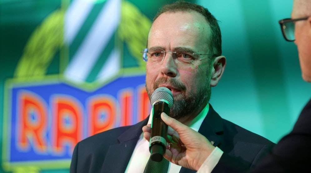 Martin Bruckner will Rapid-Präsident werden.