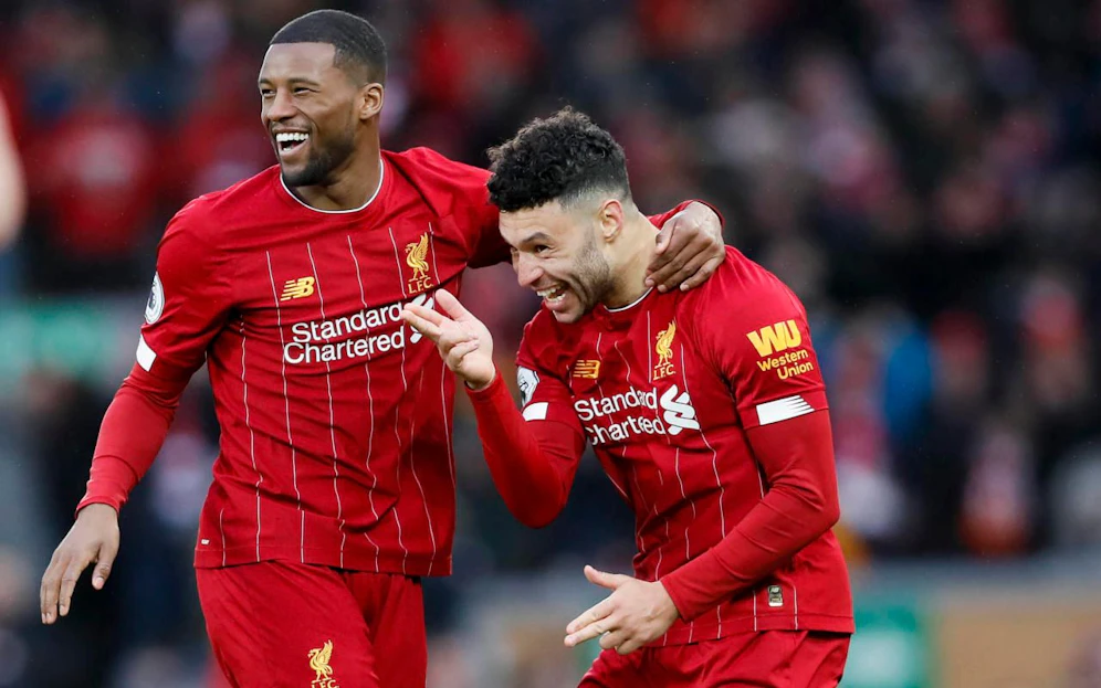 Alex Oxlade-Chamberlain bejubelt seinen Treffer gegen Southampton.