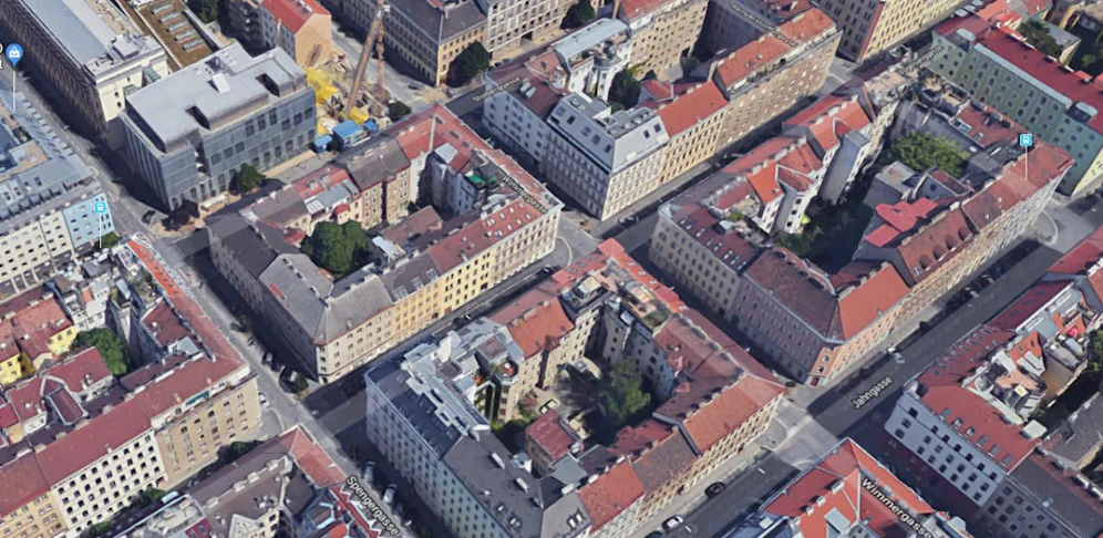 Die Vogelsanggasse in Wien-Margareten.