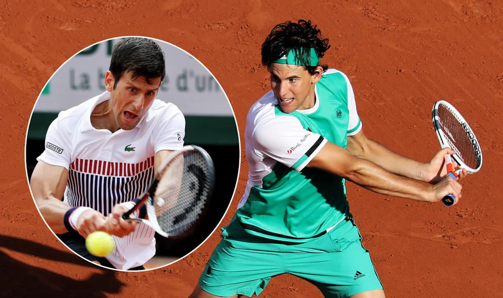 Djokovic gegen Thiem - zu diesem Tennis-Kracher kommt es am Dienstag in Paris.