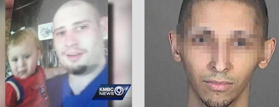 "Scherzbold" Tyler B. (25, re.) warnte die Polizei vor einer erfundenen Entführung, der unschuldige Familienvater Andrew F. (28, li.) wurde daraufhin erschossen.