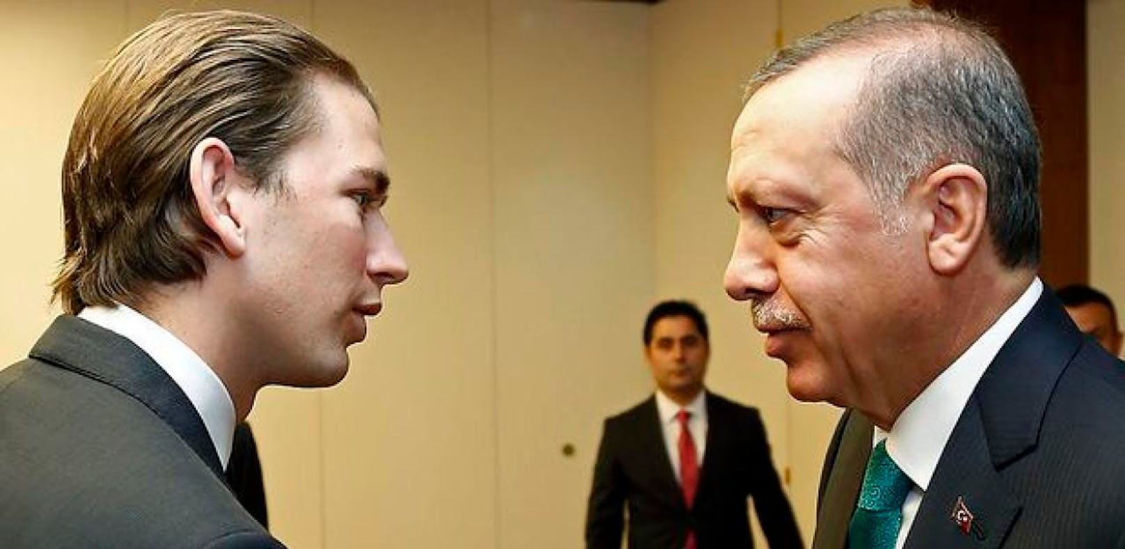 Außenminister Sebastian Kurz - hier bei einem Treffen mit Erdogan im Jahr 2014.