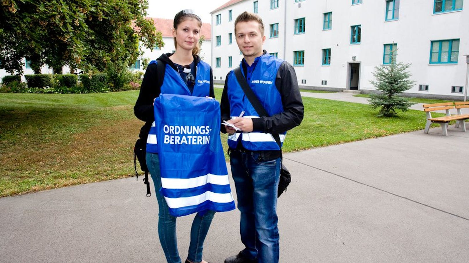 Ordnungsberater sorgen für saubere Gemeindebauten in Wien.&nbsp;