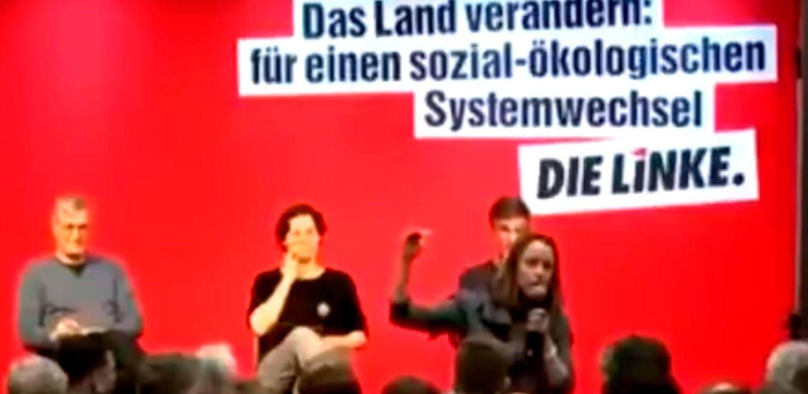 Eklat: "Linke"-Rednerin will "Reiche erschießen"