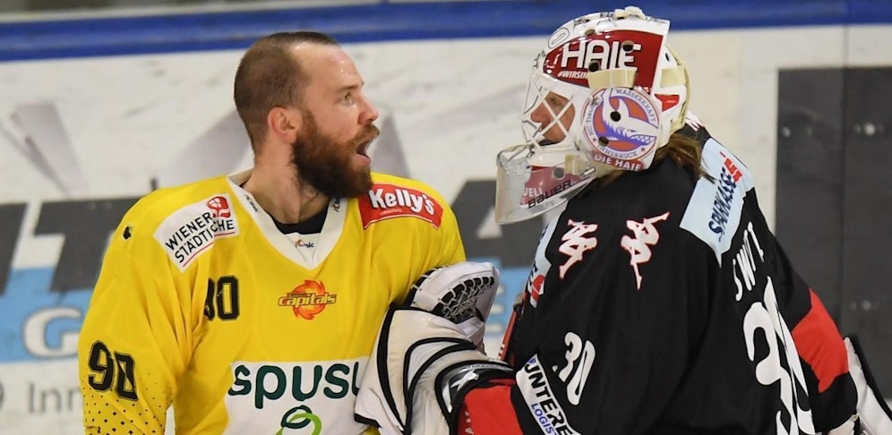 spusu Vienna Capitals vs. Innsbruck Die Haie am 21. Dezember in der Erste Bank Arena: Spielen Sie mit und gewinnen Sie 2 Karten.