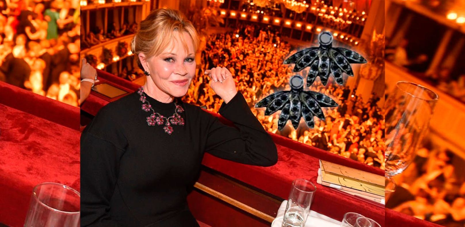 Melanie Griffith shoppte vor dem Opernball ihre Ohrringe bei Juwelier Mazbani