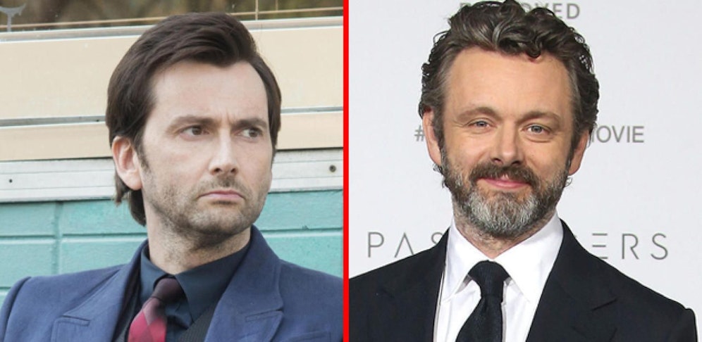 David Tennant (li.) und Michael Sheen