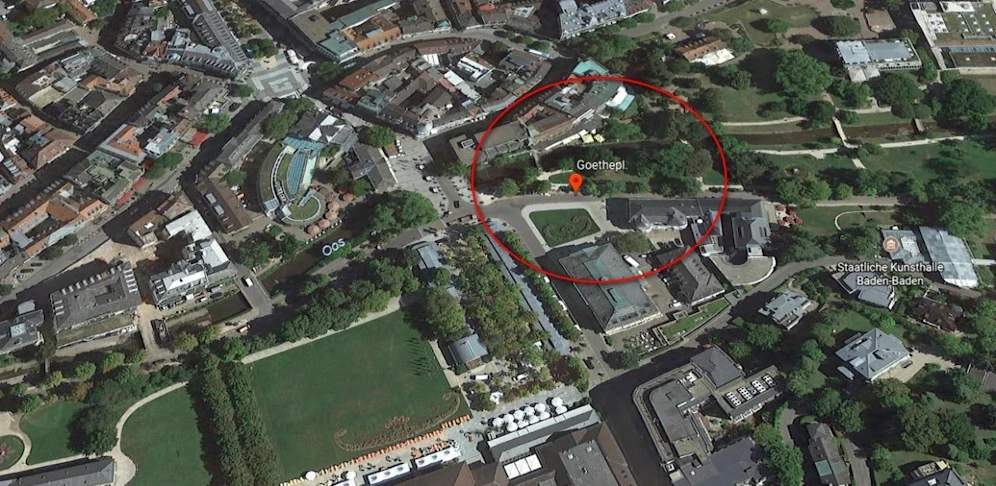 Am Goetheplatz in Baden-Baden kam es zu schockierenden Szenen.